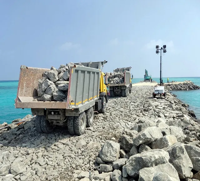 ميناء في جزر المالديف