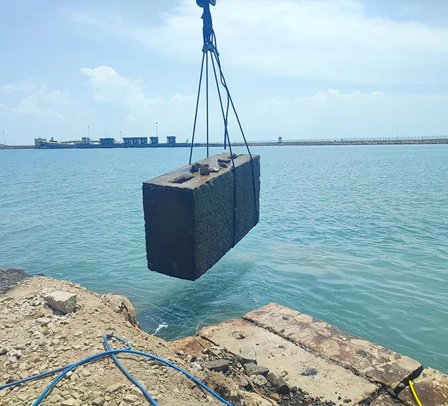 تعديل مدخل ميناء تشيدامبارانار