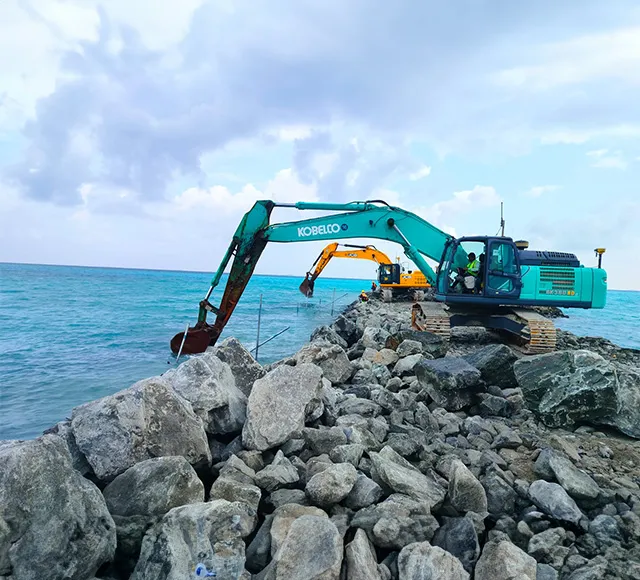 ميناء في جزر المالديف